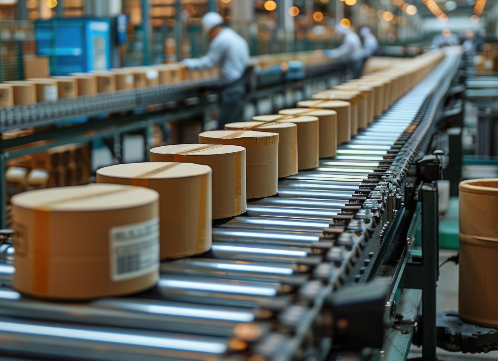 Aplicação de etiquetas em produtos